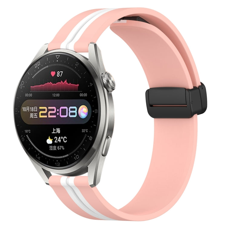 Cinturino in silicone con chiusura magnetica pieghevole da 22 mm, For Huawei Watch 3 Pro, For Huawei GT2 Pro