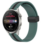 Cinturino in silicone con chiusura magnetica pieghevole da 22 mm, For Huawei Watch 3 Pro, For Huawei GT2 Pro