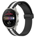 Cinturino in silicone con chiusura magnetica pieghevole da 22 mm, For Huawei Watch 3 Pro, For Huawei GT2 Pro