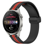 Cinturino in silicone con chiusura magnetica pieghevole da 22 mm, For Huawei Watch 3 Pro, For Huawei GT2 Pro