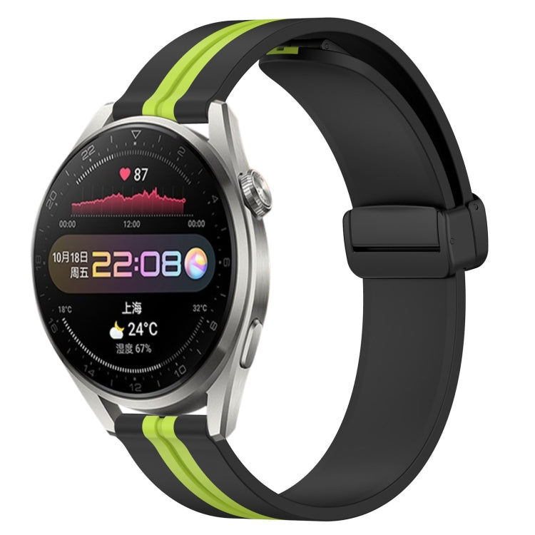 Cinturino in silicone con chiusura magnetica pieghevole da 22 mm, For Huawei Watch 3 Pro, For Huawei GT2 Pro