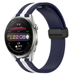 Cinturino in silicone con chiusura magnetica pieghevole da 22 mm, For Huawei Watch 3 Pro, For Huawei GT2 Pro