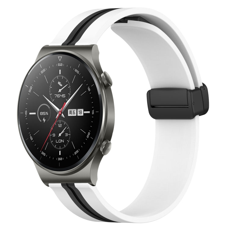 Cinturino in silicone con chiusura magnetica pieghevole da 22 mm, For Huawei Watch 3 Pro, For Huawei GT2 Pro