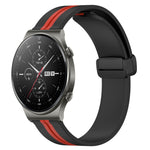 Cinturino in silicone con chiusura magnetica pieghevole da 22 mm, For Huawei Watch 3 Pro, For Huawei GT2 Pro