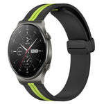 Cinturino in silicone con chiusura magnetica pieghevole da 22 mm, For Huawei Watch 3 Pro, For Huawei GT2 Pro