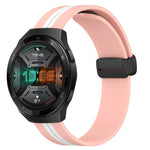 Cinturino in silicone con chiusura magnetica pieghevole da 22 mm, For Huawei Watch GT 2E, For Huawei GT2 46mm