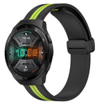 Cinturino in silicone con chiusura magnetica pieghevole da 22 mm, For Huawei Watch GT 2E, For Huawei GT2 46mm