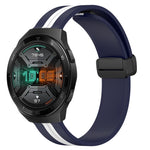 Cinturino in silicone con chiusura magnetica pieghevole da 22 mm, For Huawei Watch GT 2E, For Huawei GT2 46mm