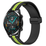 Cinturino in silicone con chiusura magnetica pieghevole da 22 mm, For Huawei Watch GT 2E, For Huawei GT2 46mm