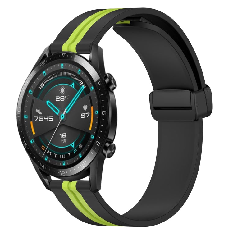 Cinturino in silicone con chiusura magnetica pieghevole da 22 mm, For Huawei Watch GT 2E, For Huawei GT2 46mm