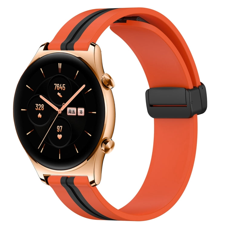 Cinturino in silicone con chiusura magnetica pieghevole da 22 mm, For Honor Watch GS 3, For Honor Watch GS Pro