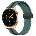 Cinturino in silicone con chiusura magnetica pieghevole da 22 mm, For Honor Watch GS 3, For Honor Watch GS Pro