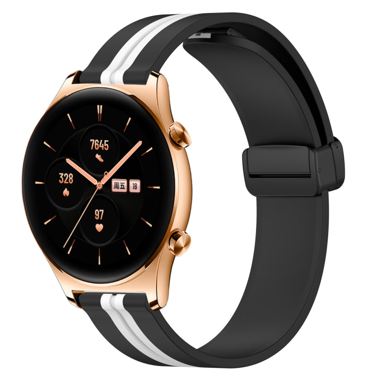 Cinturino in silicone con chiusura magnetica pieghevole da 22 mm, For Honor Watch GS 3, For Honor Watch GS Pro