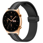 Cinturino in silicone con chiusura magnetica pieghevole da 22 mm, For Honor Watch GS 3, For Honor Watch GS Pro