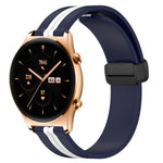 Cinturino in silicone con chiusura magnetica pieghevole da 22 mm, For Honor Watch GS 3, For Honor Watch GS Pro