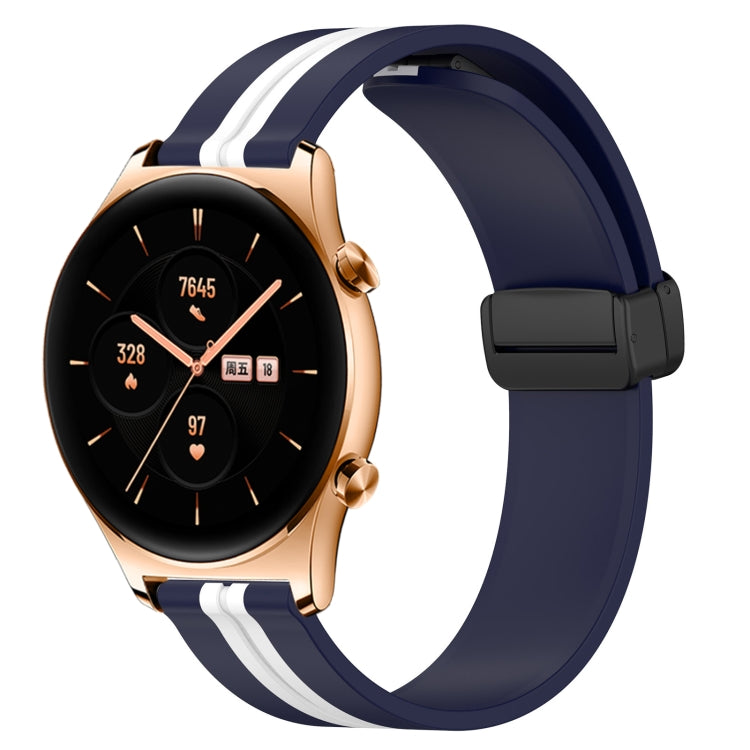 Cinturino in silicone con chiusura magnetica pieghevole da 22 mm, For Honor Watch GS 3, For Honor Watch GS Pro