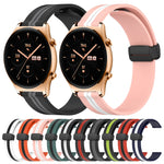 Cinturino in silicone con chiusura magnetica pieghevole da 22 mm, For Honor Watch GS 3, For Honor Watch GS Pro