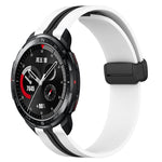 Cinturino in silicone con chiusura magnetica pieghevole da 22 mm, For Honor Watch GS 3, For Honor Watch GS Pro