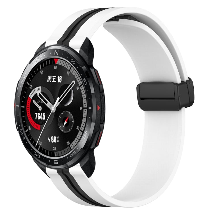 Cinturino in silicone con chiusura magnetica pieghevole da 22 mm, For Honor Watch GS 3, For Honor Watch GS Pro