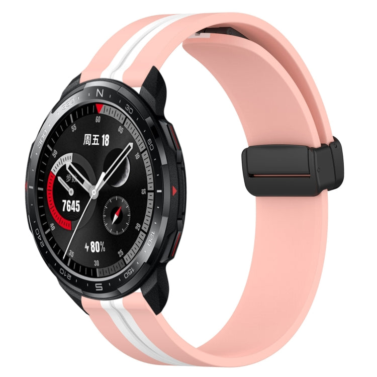 Cinturino in silicone con chiusura magnetica pieghevole da 22 mm, For Honor Watch GS 3, For Honor Watch GS Pro