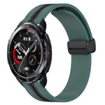 Cinturino in silicone con chiusura magnetica pieghevole da 22 mm, For Honor Watch GS 3, For Honor Watch GS Pro