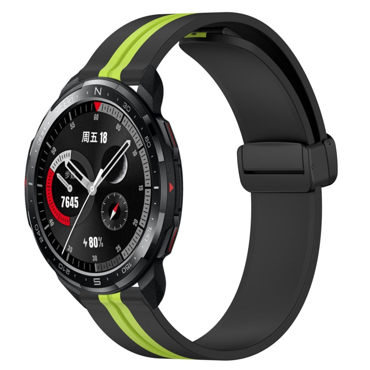 Cinturino in silicone con chiusura magnetica pieghevole da 22 mm, For Honor Watch GS 3, For Honor Watch GS Pro
