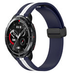 Cinturino in silicone con chiusura magnetica pieghevole da 22 mm, For Honor Watch GS 3, For Honor Watch GS Pro