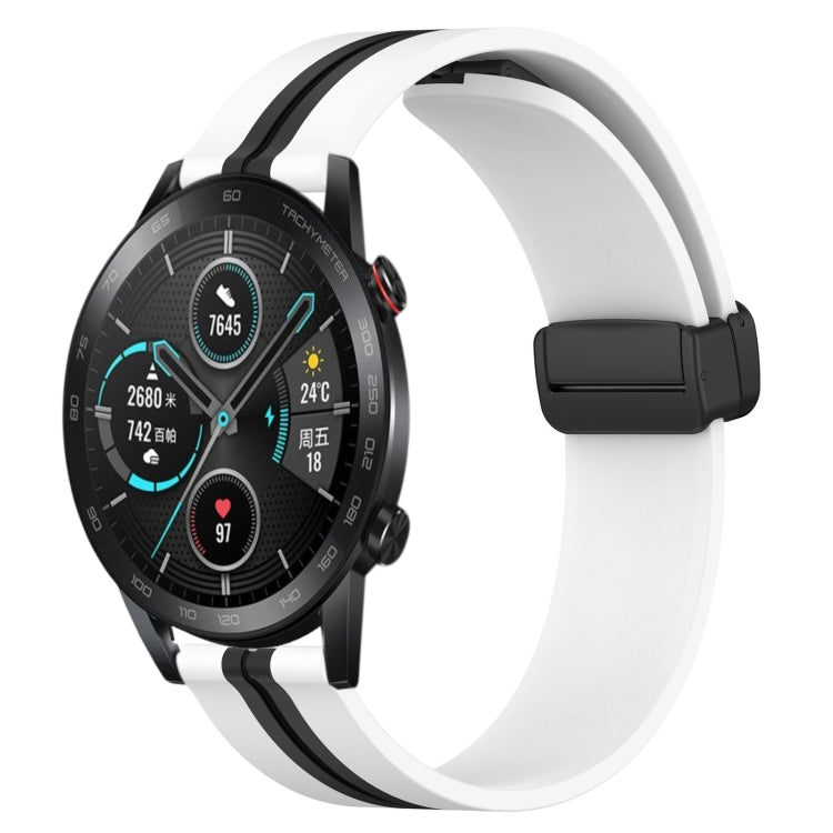 Cinturino in silicone con chiusura magnetica pieghevole da 22 mm, For Honor Magic Watch 2 46mm, For Honor Watch Dream