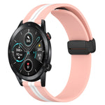 Cinturino in silicone con chiusura magnetica pieghevole da 22 mm, For Honor Magic Watch 2 46mm, For Honor Watch Dream
