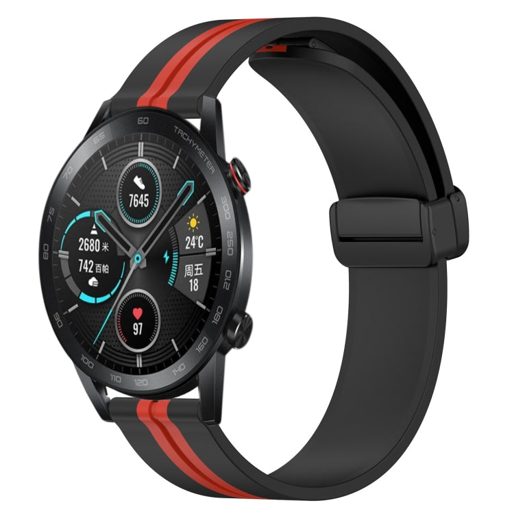 Cinturino in silicone con chiusura magnetica pieghevole da 22 mm, For Honor Magic Watch 2 46mm, For Honor Watch Dream