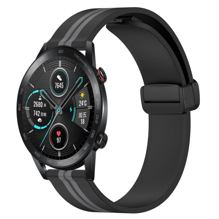 Cinturino in silicone con chiusura magnetica pieghevole da 22 mm, For Honor Magic Watch 2 46mm, For Honor Watch Dream