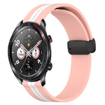 Cinturino in silicone con chiusura magnetica pieghevole da 22 mm, For Honor Magic Watch 2 46mm, For Honor Watch Dream