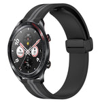 Cinturino in silicone con chiusura magnetica pieghevole da 22 mm, For Honor Magic Watch 2 46mm, For Honor Watch Dream