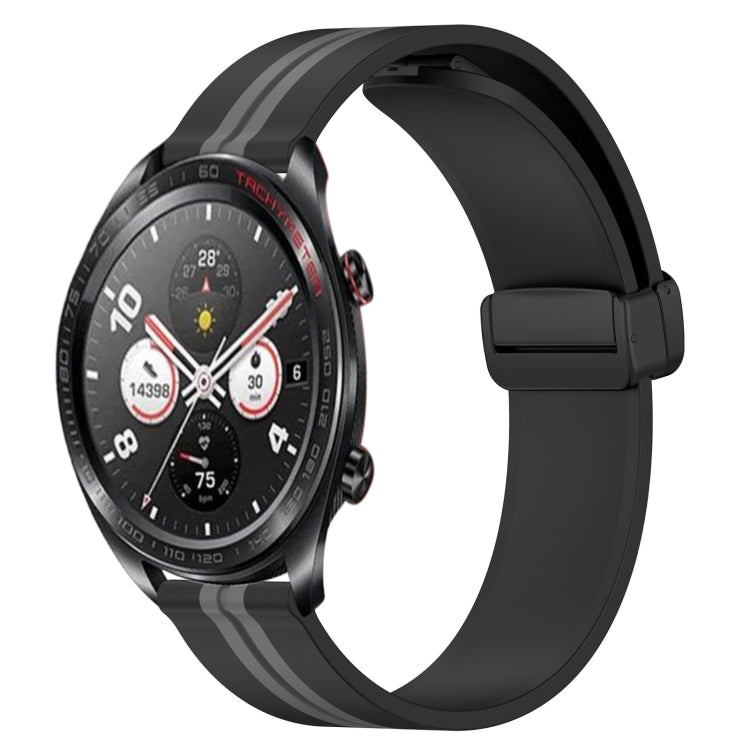 Cinturino in silicone con chiusura magnetica pieghevole da 22 mm, For Honor Magic Watch 2 46mm, For Honor Watch Dream