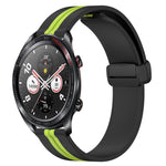 Cinturino in silicone con chiusura magnetica pieghevole da 22 mm, For Honor Magic Watch 2 46mm, For Honor Watch Dream