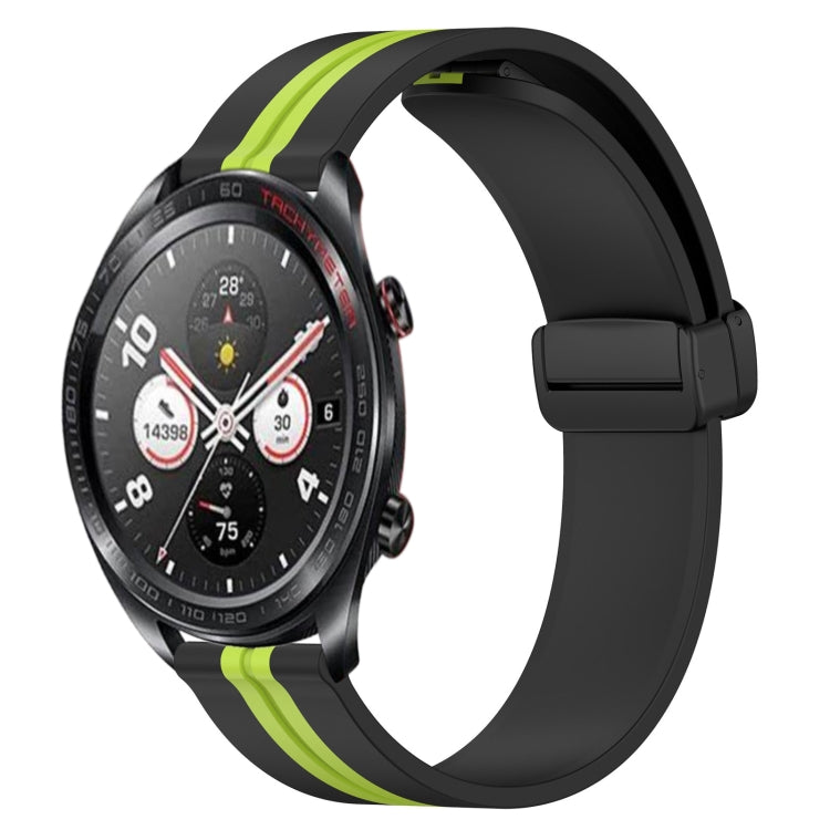 Cinturino in silicone con chiusura magnetica pieghevole da 22 mm, For Honor Magic Watch 2 46mm, For Honor Watch Dream