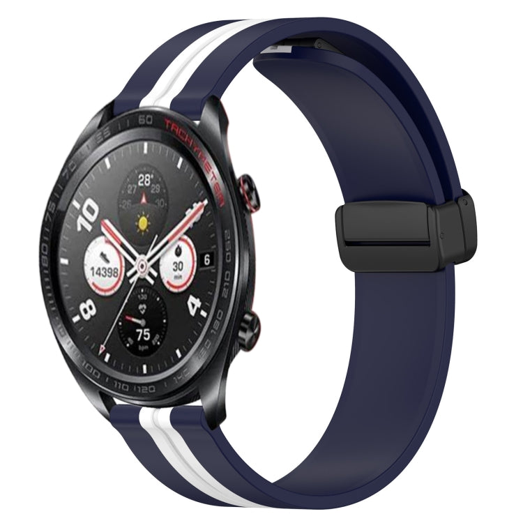 Cinturino in silicone con chiusura magnetica pieghevole da 22 mm, For Honor Magic Watch 2 46mm, For Honor Watch Dream