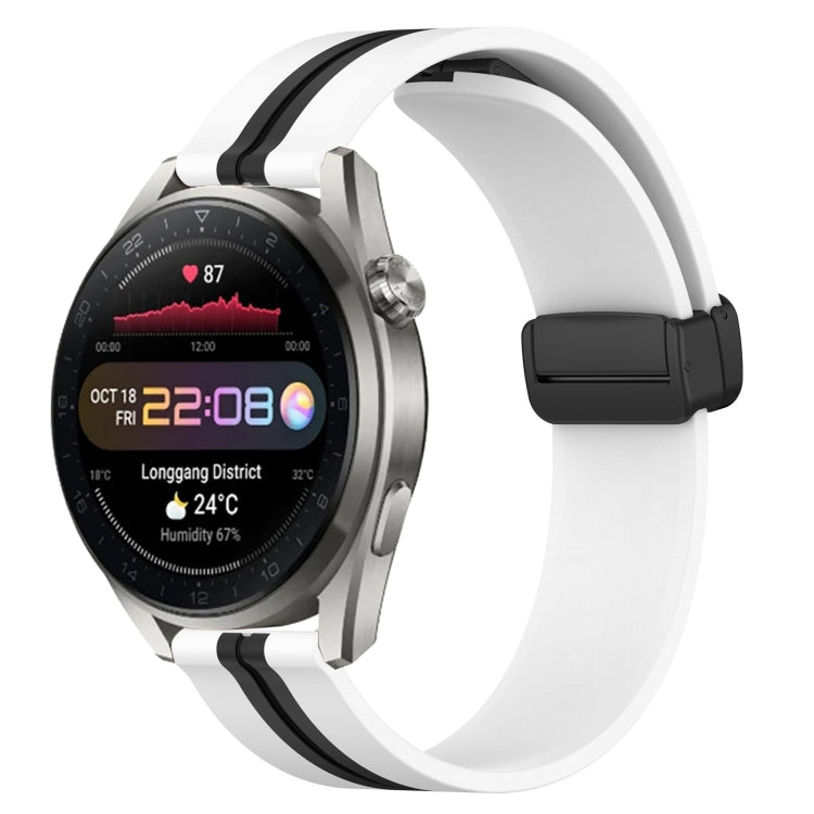Cinturino in silicone 22 mm con chiusura magnetica per Huawei Wat