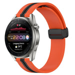 Cinturino in silicone con chiusura magnetica pieghevole da 22 mm, For Huawei Watch 3 Pro New