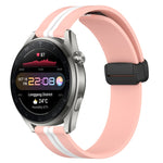 Cinturino in silicone con chiusura magnetica pieghevole da 22 mm, For Huawei Watch 3 Pro New
