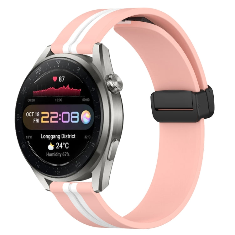 Cinturino in silicone con chiusura magnetica pieghevole da 22 mm, For Huawei Watch 3 Pro New