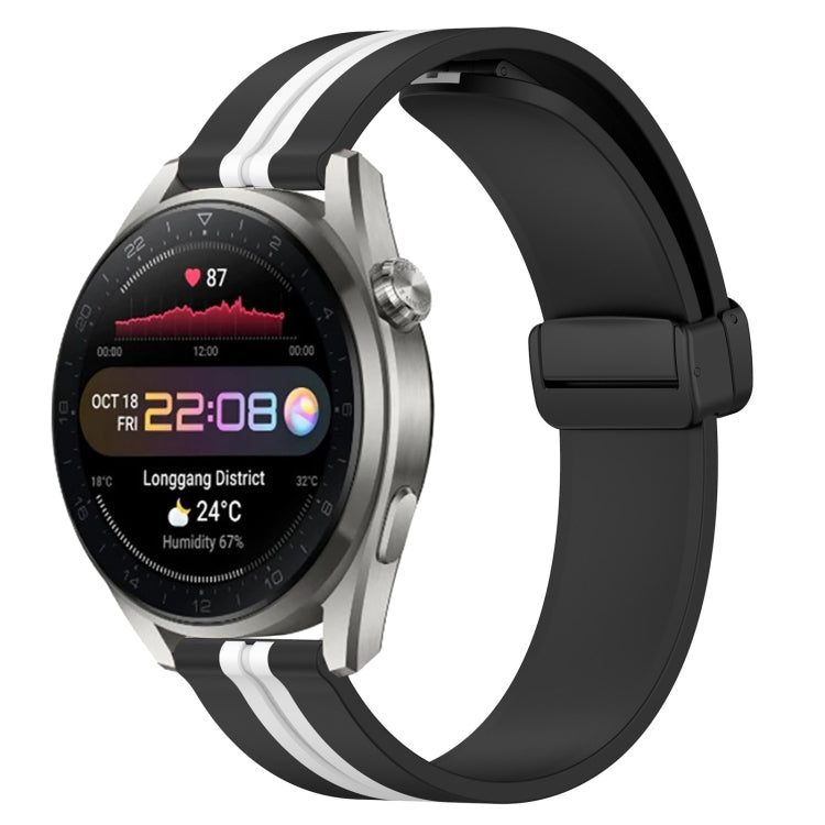 Cinturino in silicone con chiusura magnetica pieghevole da 22 mm, For Huawei Watch 3 Pro New