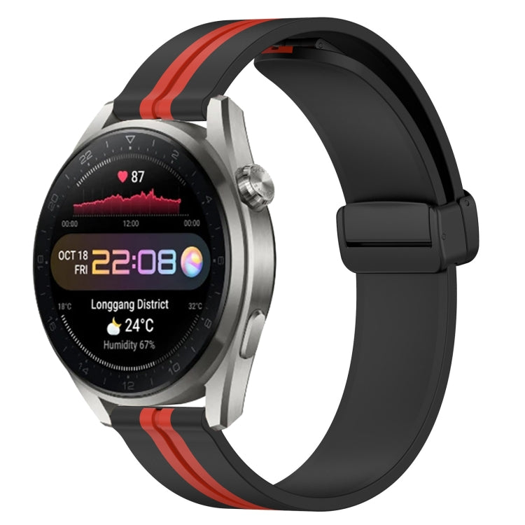 Cinturino in silicone con chiusura magnetica pieghevole da 22 mm, For Huawei Watch 3 Pro New