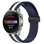 Cinturino in silicone con chiusura magnetica pieghevole da 22 mm, For Huawei Watch 3 Pro New