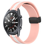 Cinturino in silicone con chiusura magnetica pieghevole da 22 mm, For Samsung Galaxy Watch3 45mm, For Samsung Galaxy Watch 46mm