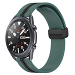 Cinturino in silicone con chiusura magnetica pieghevole da 22 mm, For Samsung Galaxy Watch3 45mm, For Samsung Galaxy Watch 46mm