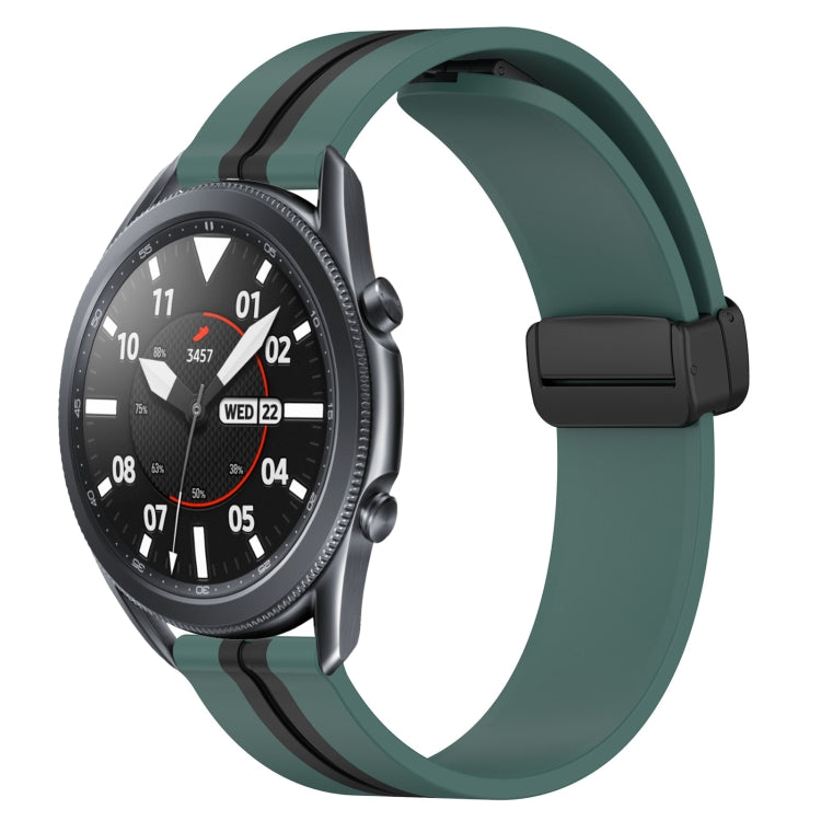 Cinturino in silicone con chiusura magnetica pieghevole da 22 mm, For Samsung Galaxy Watch3 45mm, For Samsung Galaxy Watch 46mm