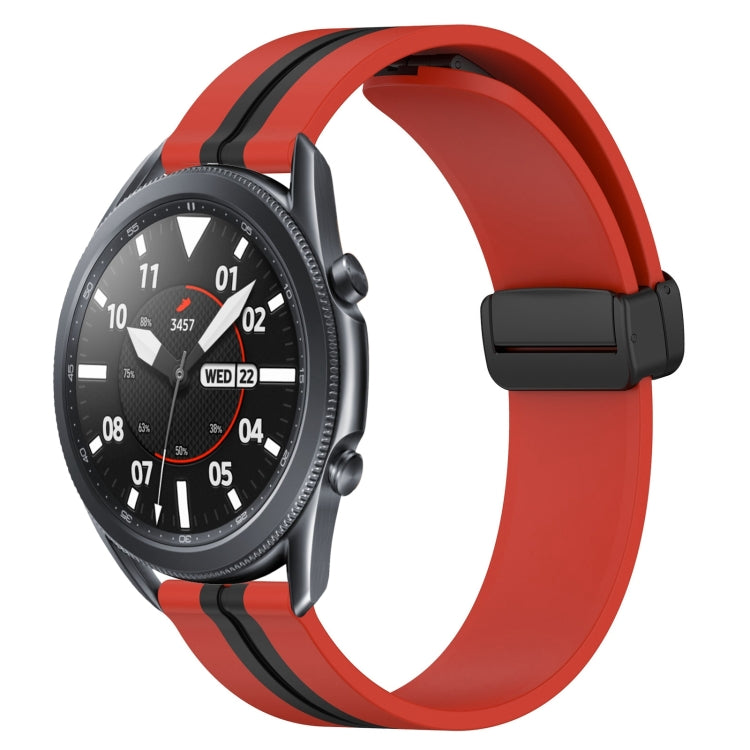 Cinturino in silicone con chiusura magnetica pieghevole da 22 mm, For Samsung Galaxy Watch3 45mm, For Samsung Galaxy Watch 46mm