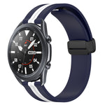 Cinturino in silicone con chiusura magnetica pieghevole da 22 mm, For Samsung Galaxy Watch3 45mm, For Samsung Galaxy Watch 46mm