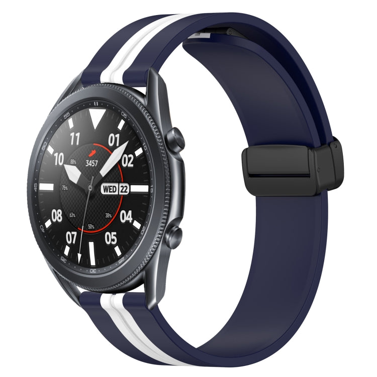 Cinturino in silicone con chiusura magnetica pieghevole da 22 mm, For Samsung Galaxy Watch3 45mm, For Samsung Galaxy Watch 46mm